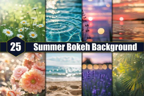 25 Summer Bokeh Background: Vibrant Assets for Designers