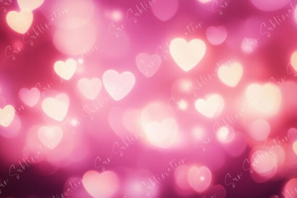 Beautiful Soft Pink Hearts Background: A Dreamy Digital Asset