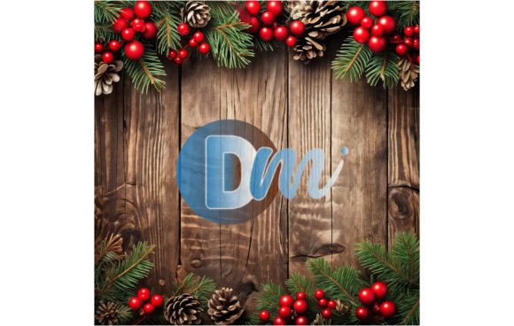 Christmas Wooden Digital Paper 10: Instant Download for Designers