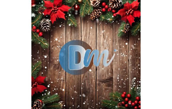 Christmas Wooden Digital Paper 8: A Designer's Texture