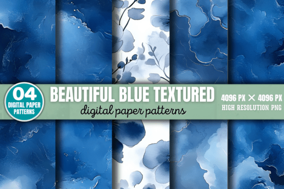 Elevate Your Creations with Beautiful Blue Textured Backgrounds