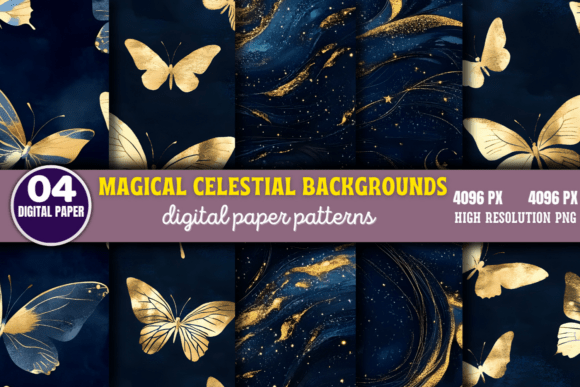 Magical Celestial Backgrounds 2: Elevate Your Creative Projects
