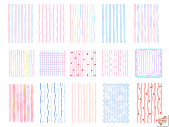 Pastel Stripes PNG: Elevate Your Summer Designs