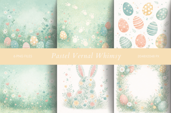 Pastel Vernal Whimsy: A Gentle Celebration of Spring