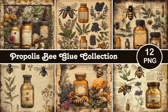 Propolis Bee Glue Collection: A Digital Asset for Authentic Branding