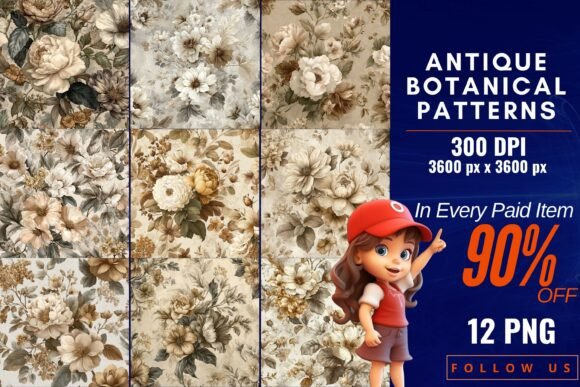 The Enduring Appeal of Antique Botanical Patterns