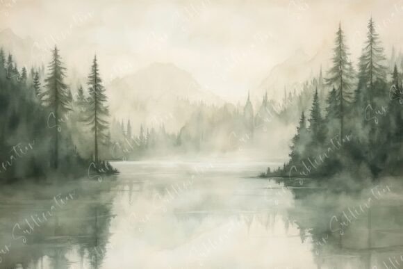 Unveiling Serene Misty Lake: A Font for Calm and Clarity